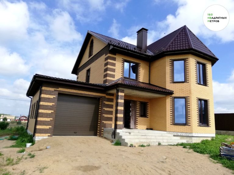 Двухэтажный жилой дом, Смоленский район, д. Талашкино - 160kvm.ru 1