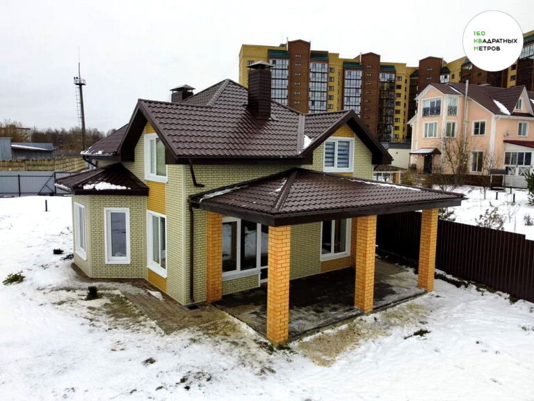 Кирпичный дом с террасой, г. Смоленск - 160kvm.ru