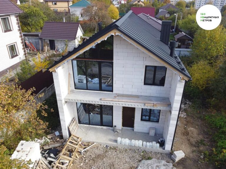 Строительство дома в стиле барнхаус площадью 158 кв.м в Смоленске — 160kvm.ru, г. Смоленск