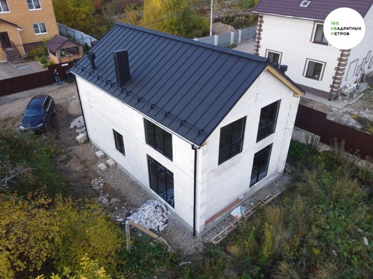 Строительство дома в стиле барнхаус площадью 158 кв.м в Смоленске — 160kvm.ru, г. Смоленск