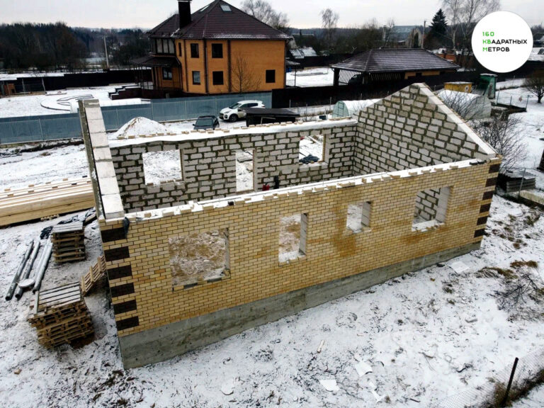 Строительство одноэтажного дома, д. Алтуховка, Смоленский р-он - Строительная компания «160 квадратных метров», г. Смоленск