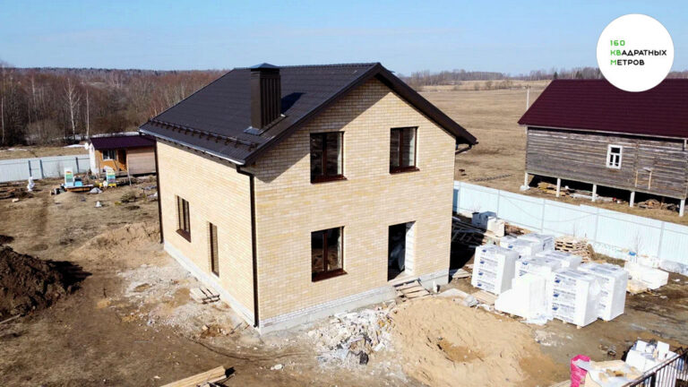 Строительство жилого дома 109 м.кв. с мансардой, д. Селезневщина, Смоленский р-он - Строительная компания 160 квадратных метров, г. Смоленск
